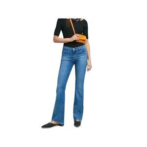 J Brand Sallie Project Womens 30 Blue Flare Leg Denim Jeans Size 98% Cotton